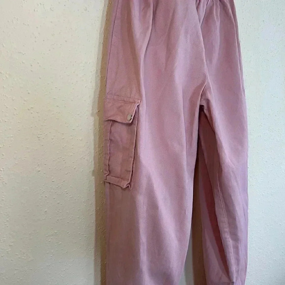 PrettyLittleThing Size 6 Cargo Trousers Pink Casual Comfort Barbie Beach - Picture 5 of 11
